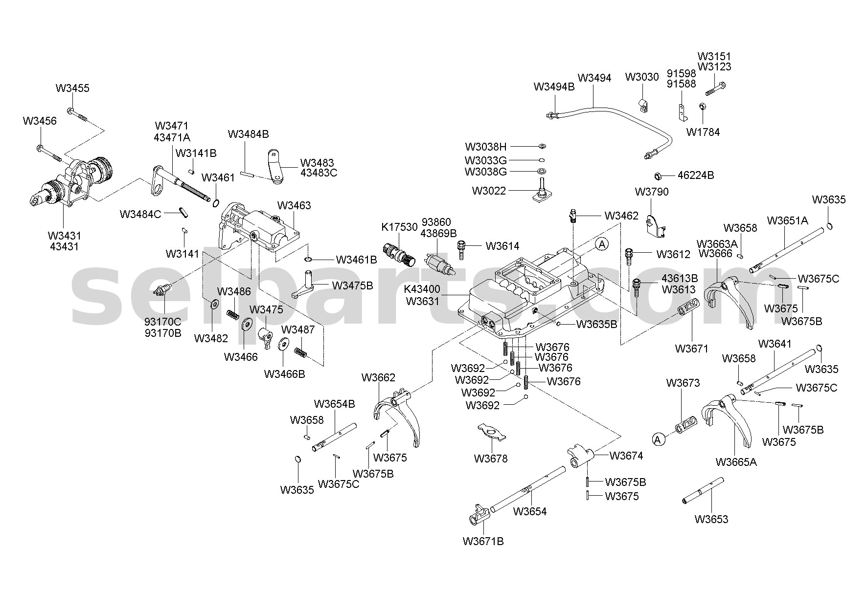 Genuine VALVE-BYPASS for Kia K5 #284142A780