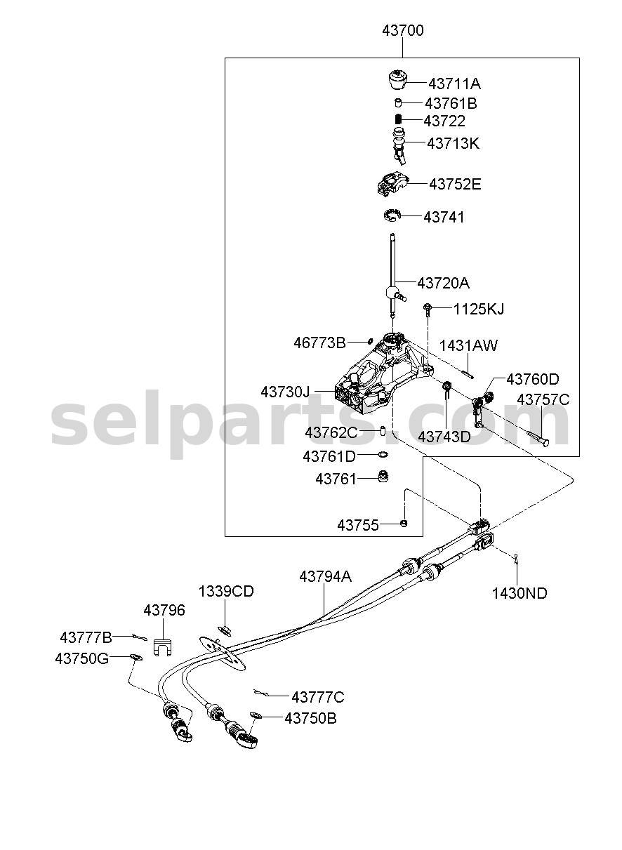 Genuine LAMP ASSY-REAR COMB OUTSIDE,RH for Kia K5 #92402L2000