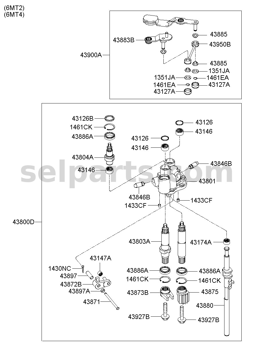 Genuine ARM-CONTROL for Kia Sportage #4380424701