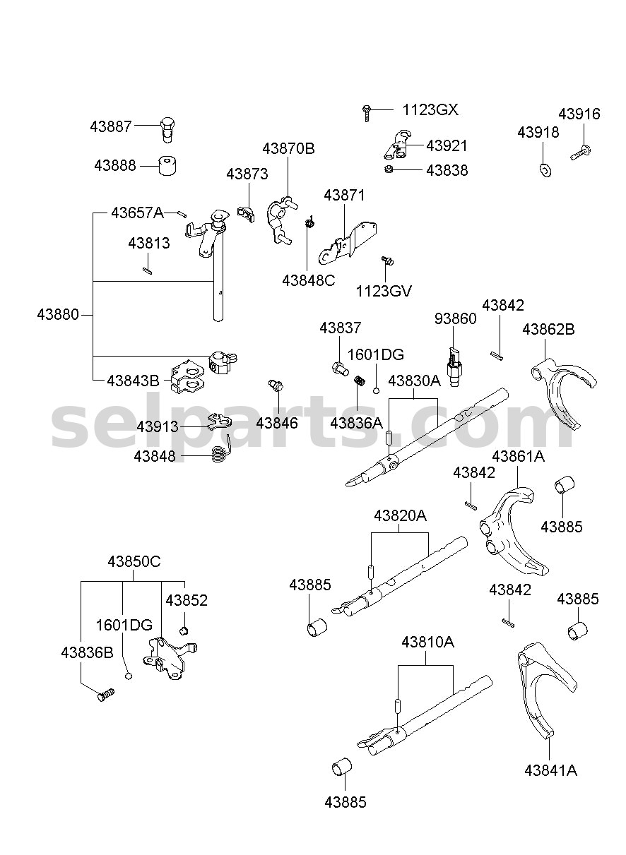 Genuine KEYBOARD ASSY-AVN for Kia K5 #96540D4040WK