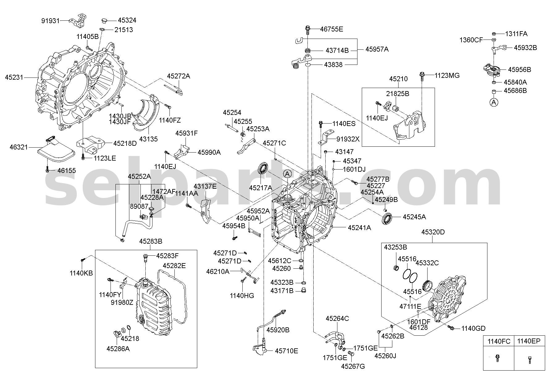 Genuine TRAY-FRT CONSOLE for Kia K5 #84690D4AF0JH3