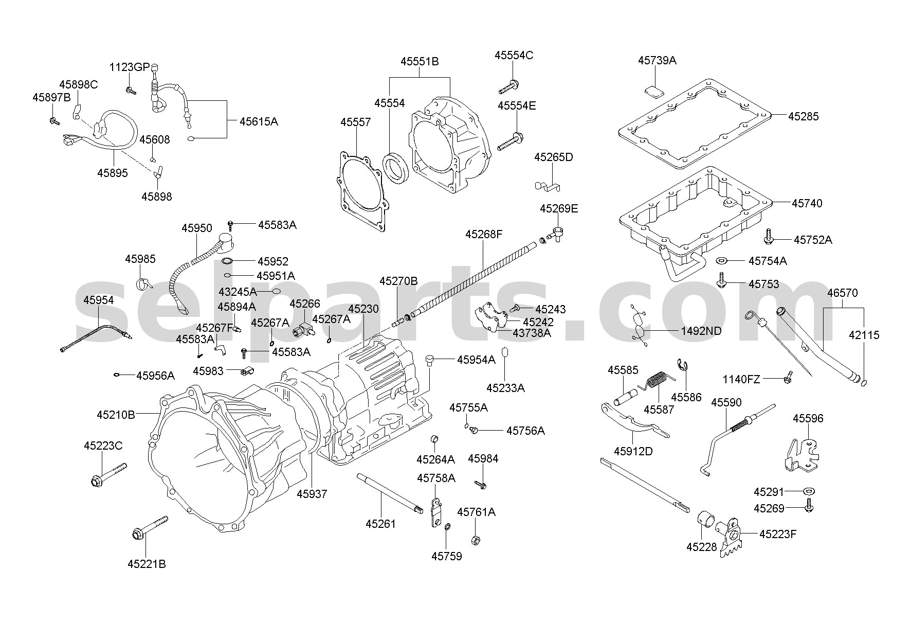 Genuine SPACER for Hyundai Grand Starex #452284A010