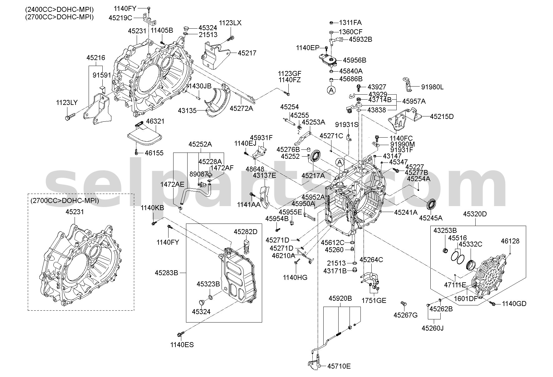 Genuine CLEANER ASSY-AIR for Kia K5 #28110C1210