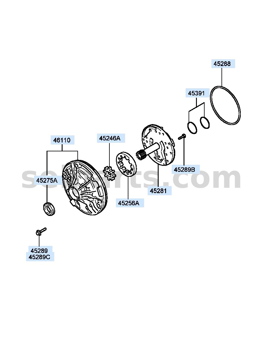 Genuine O-RING for Hyundai Grand Starex #452884A000