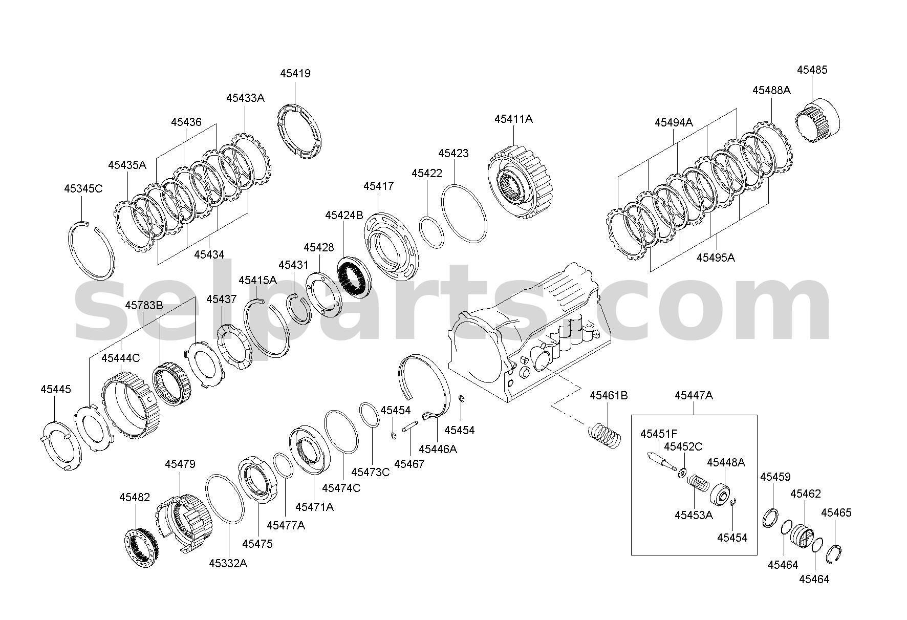 Genuine DISC-CLUTCH for Hyundai Grand Starex #45436H1070
