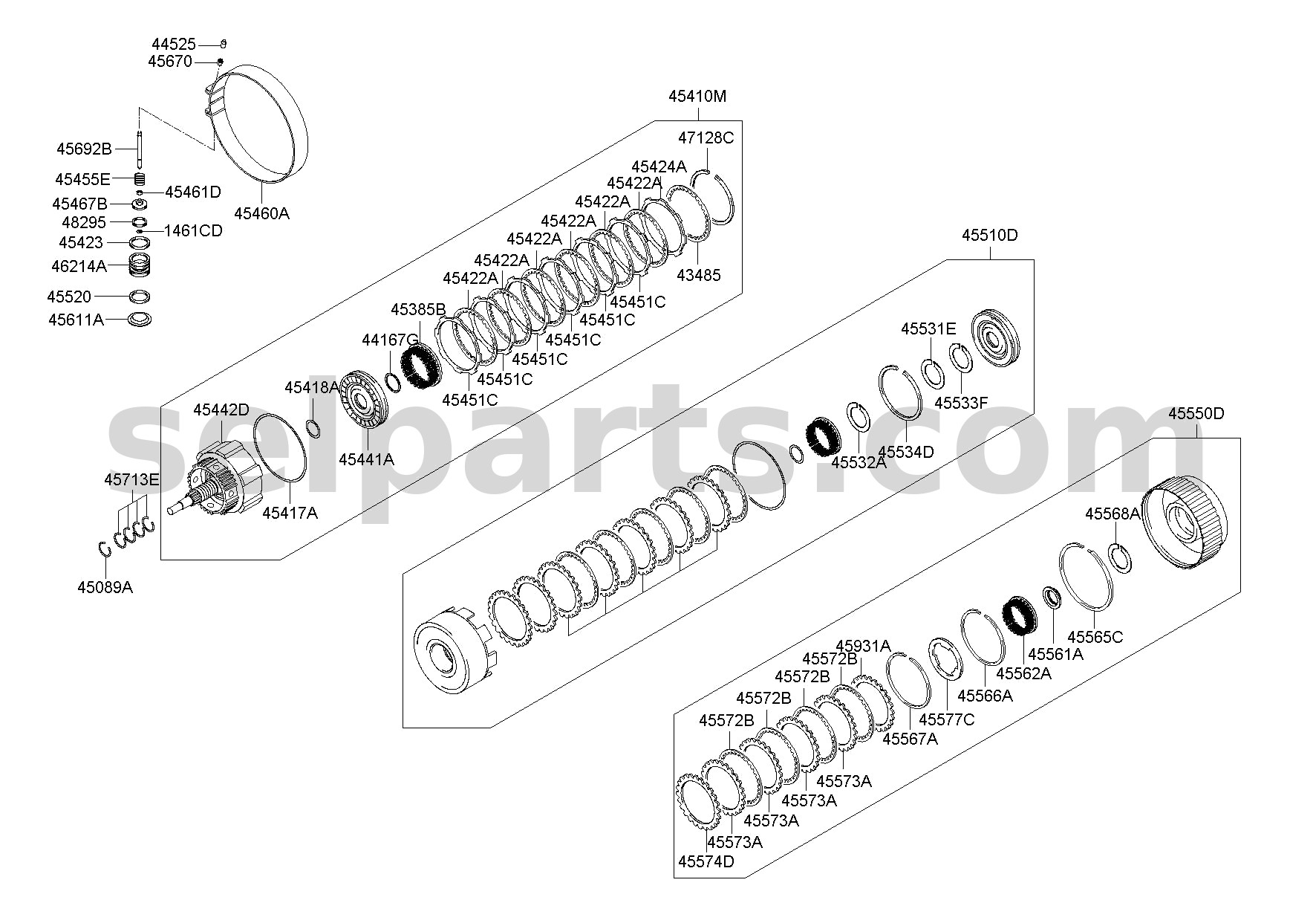 Genuine PLATE-CUSHION for Hyundai Grand Starex #455754C100