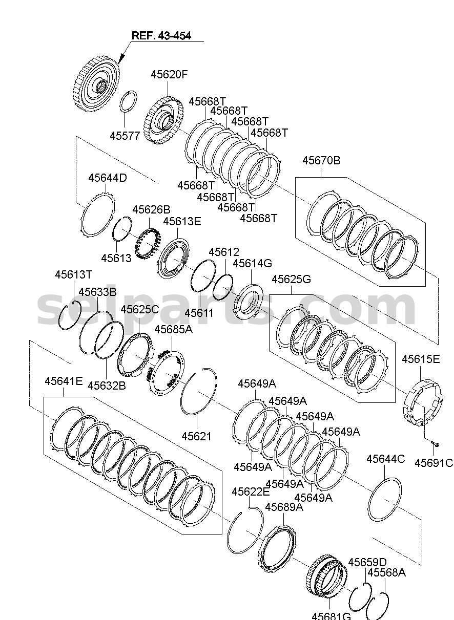 Genuine PLATE-BRAKE PRESSURE for Kia Sportage #4568326019