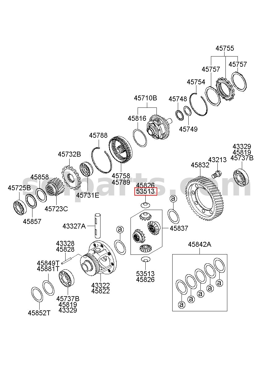Genuine JOINT & BOOT KIT-FRT AXLE WHEEL SIDE RH for Kia K5 #49580D4450