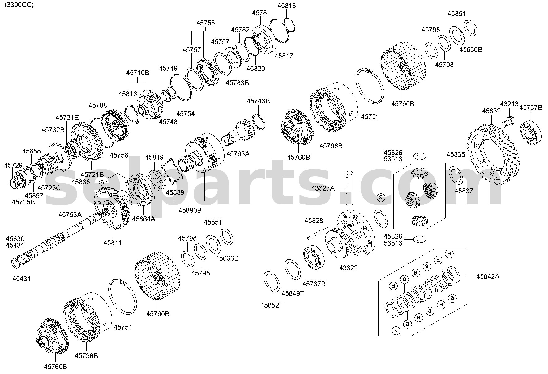 Genuine TRIM ASSY-PACKAGE TRAY for Kia K5 #85610D4021YBR