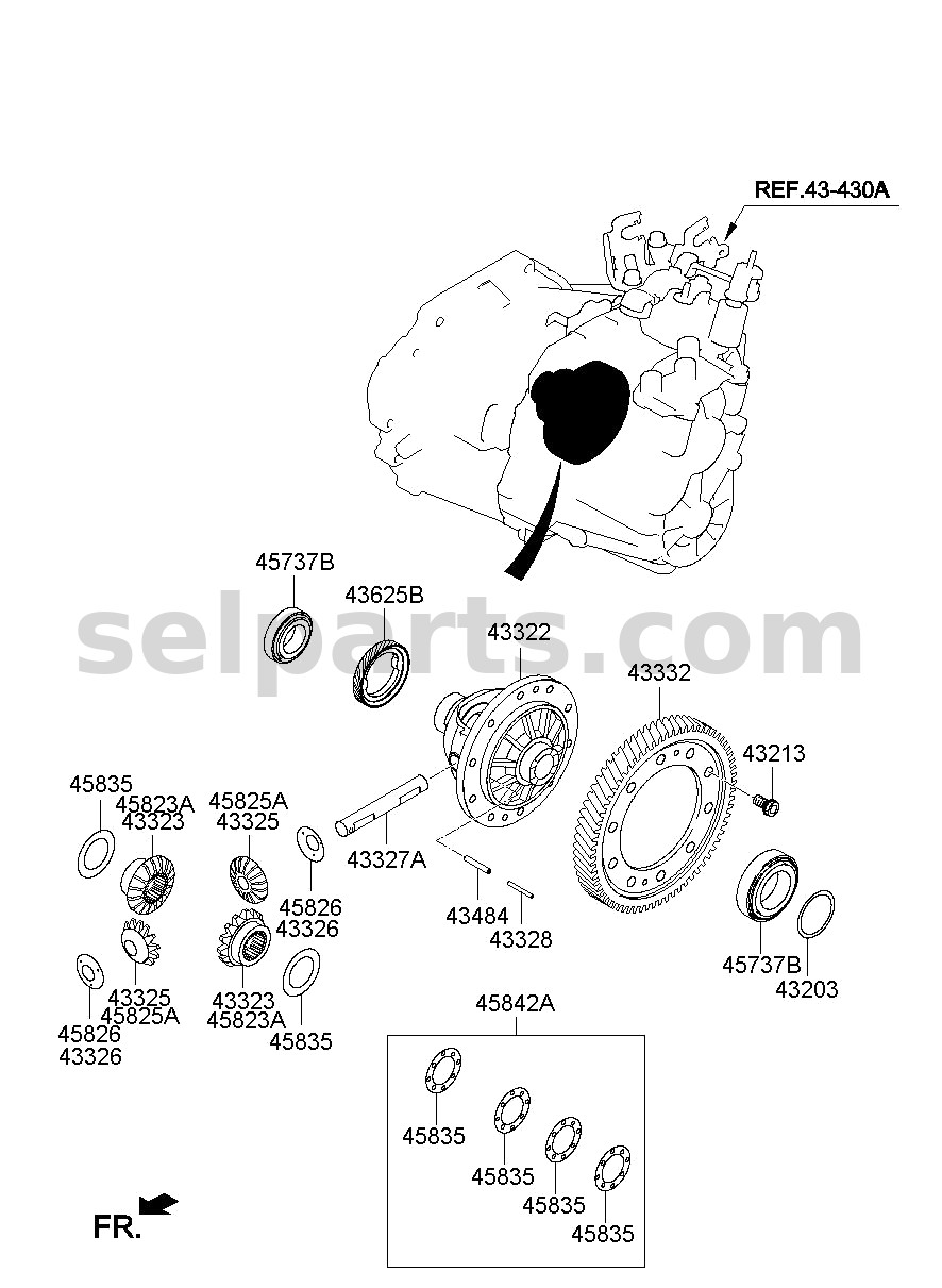 Genuine COVERING ASSY-FR CUSH,LH for Kia K5 #88160D4CK0C2R