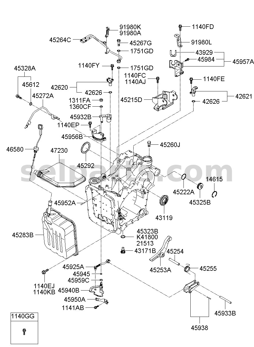 Genuine ARMREST ASSY-RR SEAT BACK for Kia K5 #89900D4030DKE