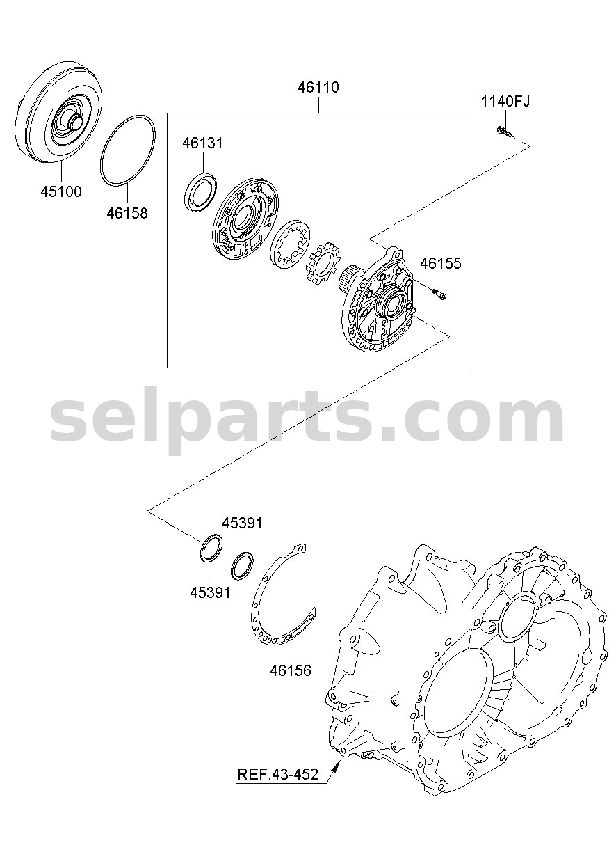 Genuine CVVT ASSY-EXHAUST for Kia K5 #243702B700