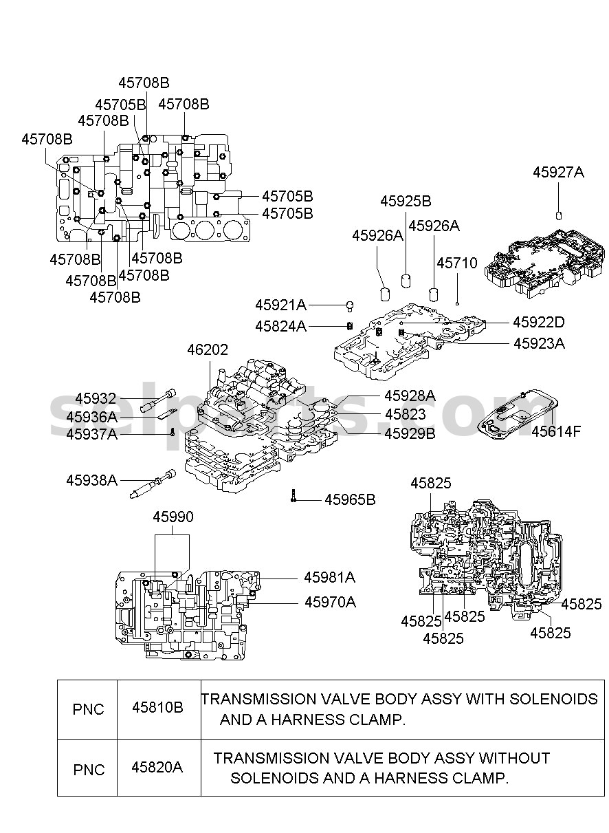 Genuine BODY ASSY-ATM VALVE W/SOL for Hyundai Grand Starex #462024A500
