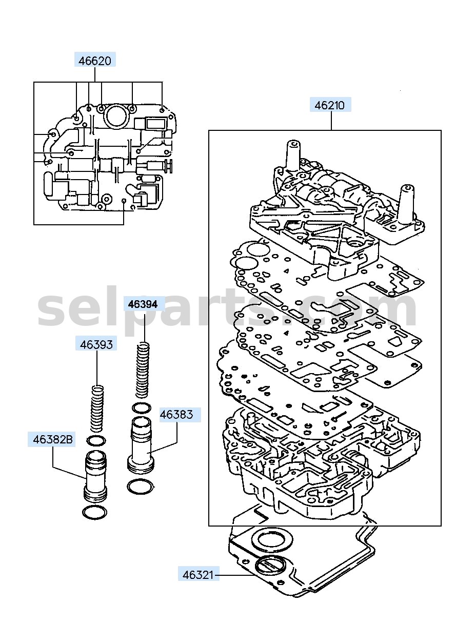 Genuine BODY ASSY-ATM VALVE for Kia Sportage #4621026200