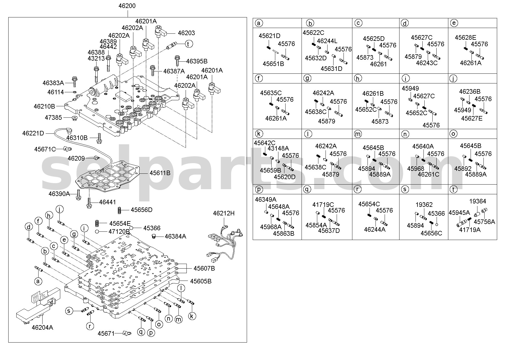 Genuine PLATE-SEPARATOR for Hyundai Grand Starex #462304C002