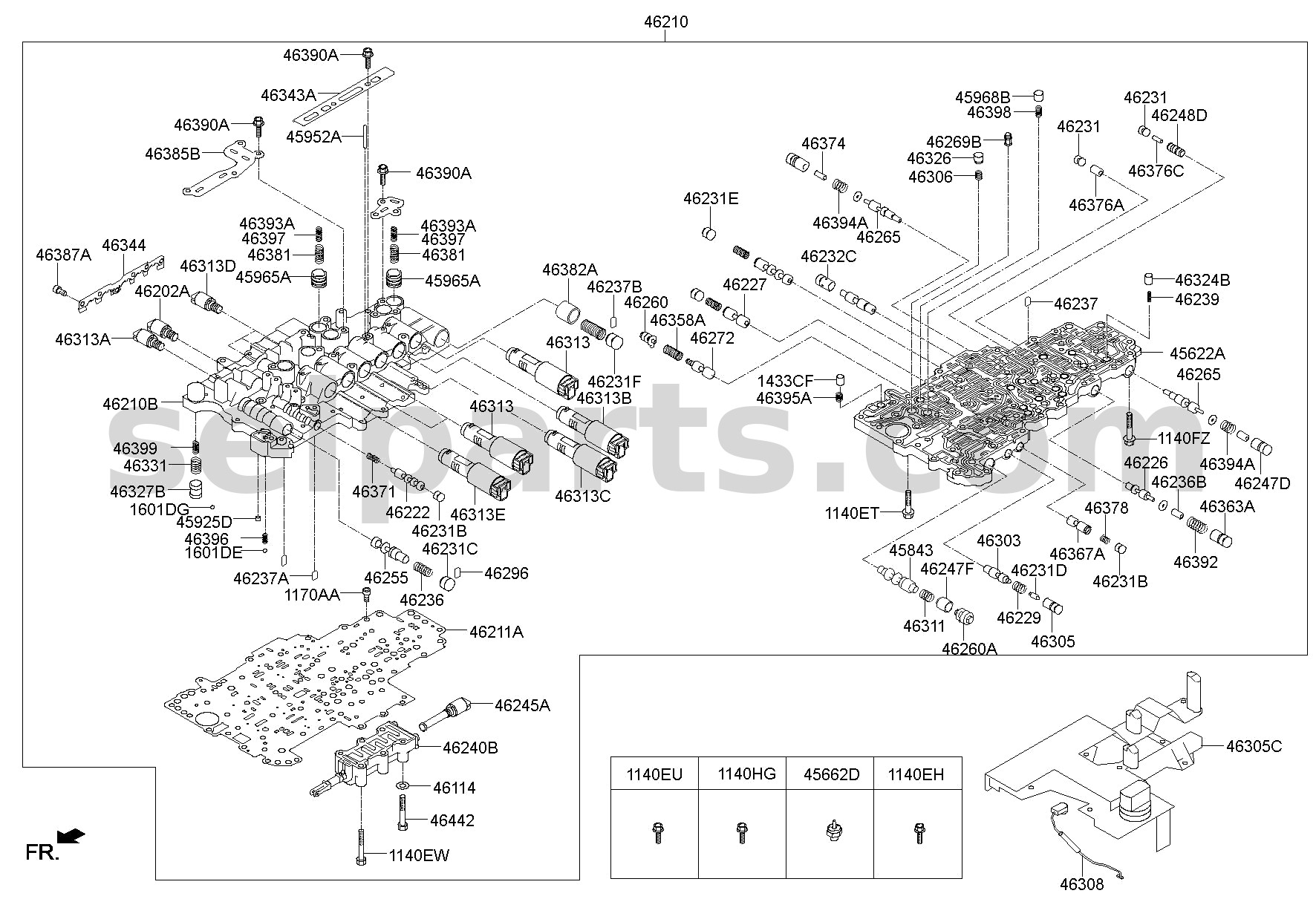 Genuine VALVE for Kia MOHAVE 16 (2016-2019) #462454E210