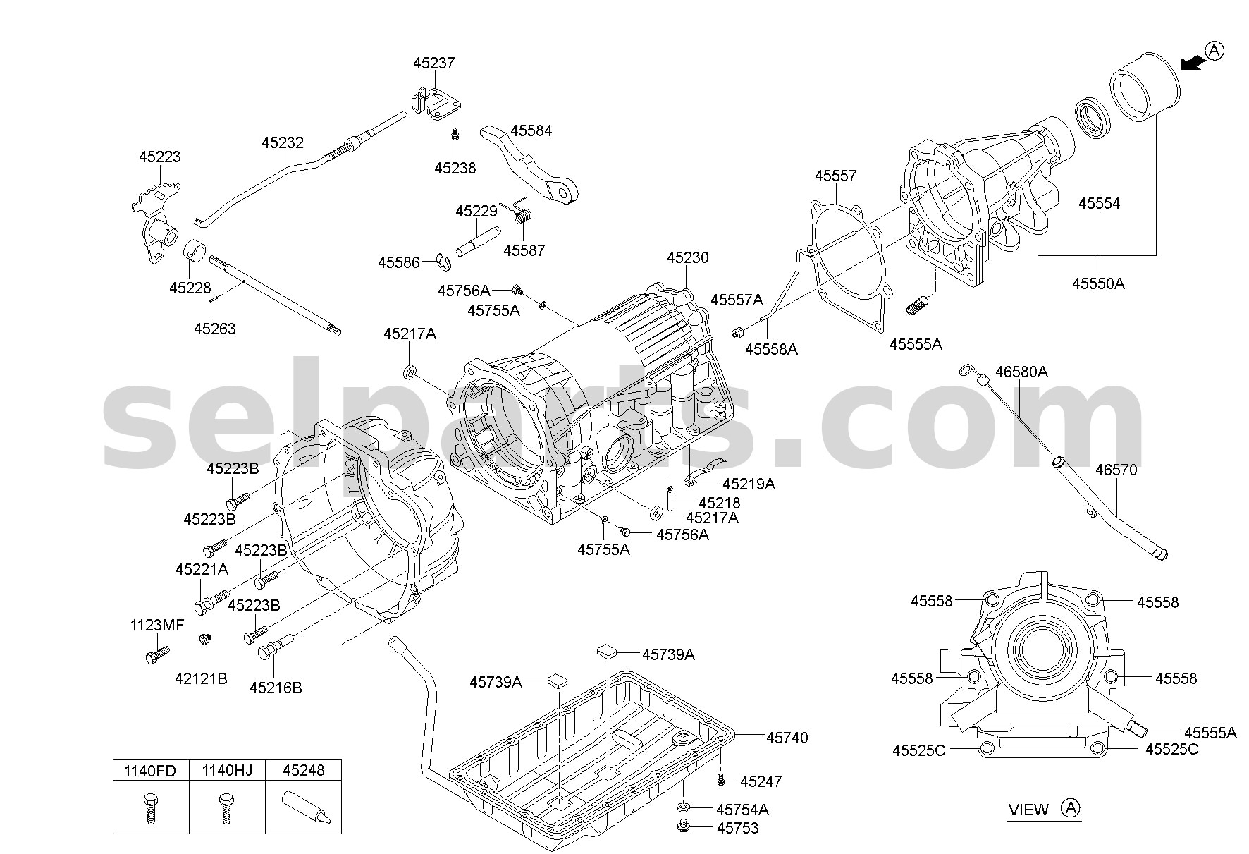 Genuine GAUGE ASSY-OIL LEVEL for Hyundai Grand Starex #465804C501