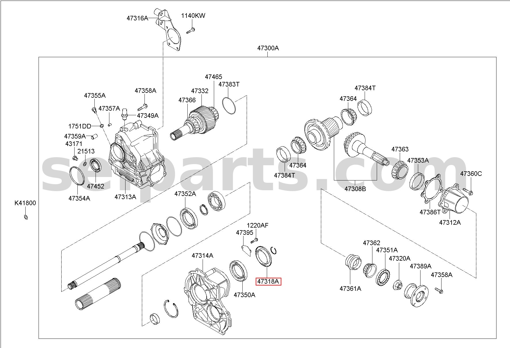 Genuine COVER-DUST for Kia Sportage #4731839300