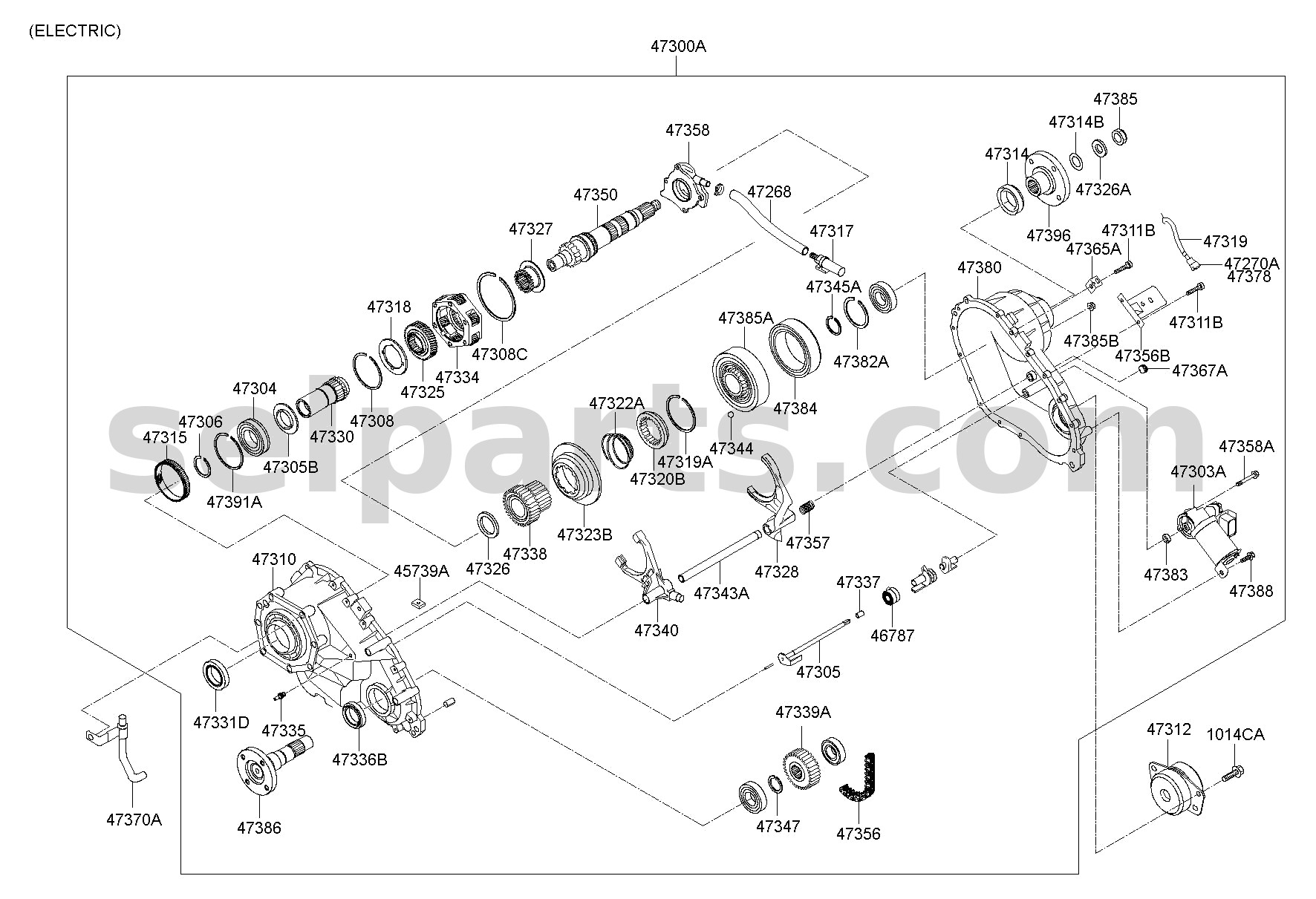 Genuine SLEEVE, LOCKUP for Kia MOHAVE 16 (2016-2019) #4732049500