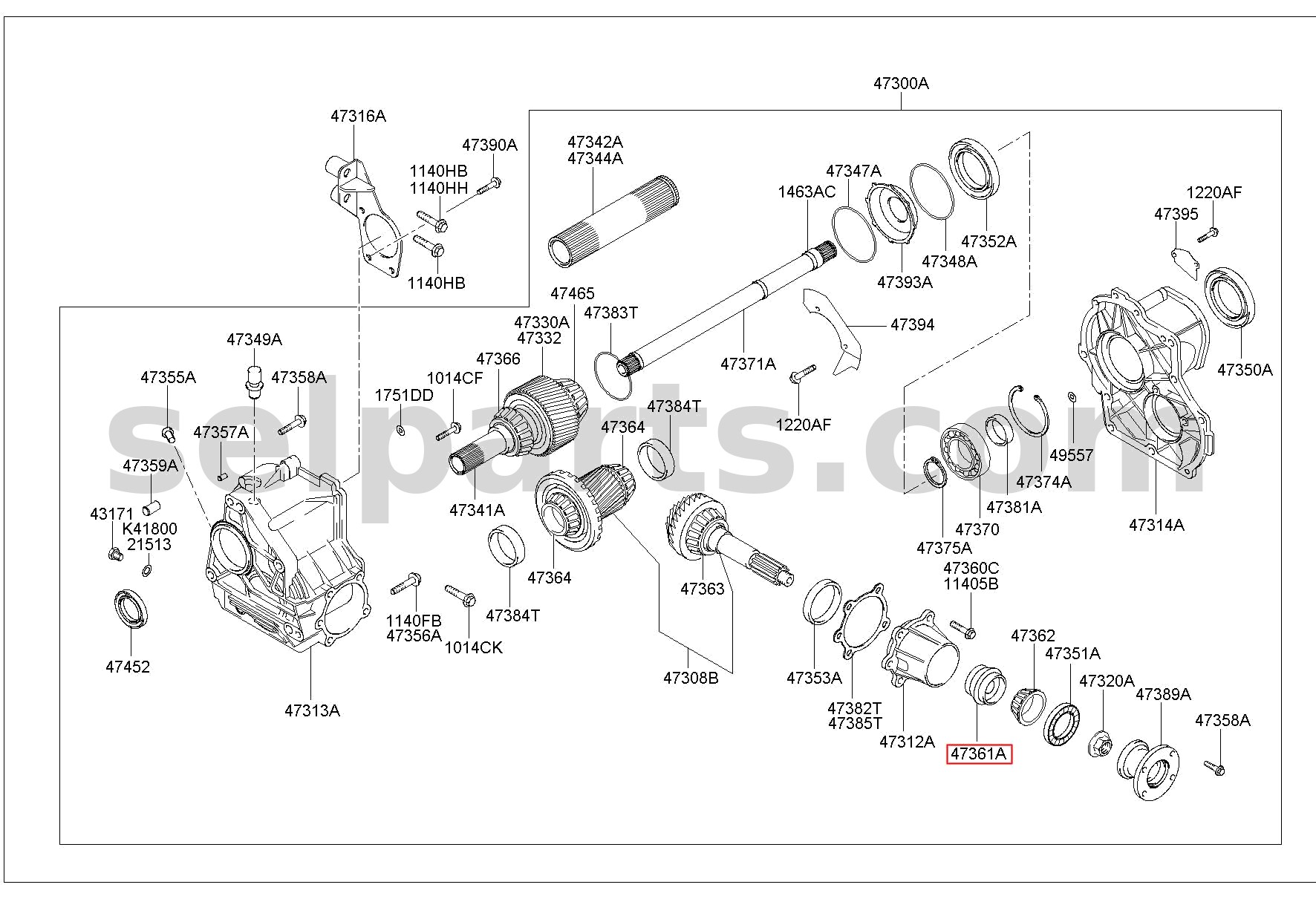 Genuine SPACER for Kia Sportage #4736139000
