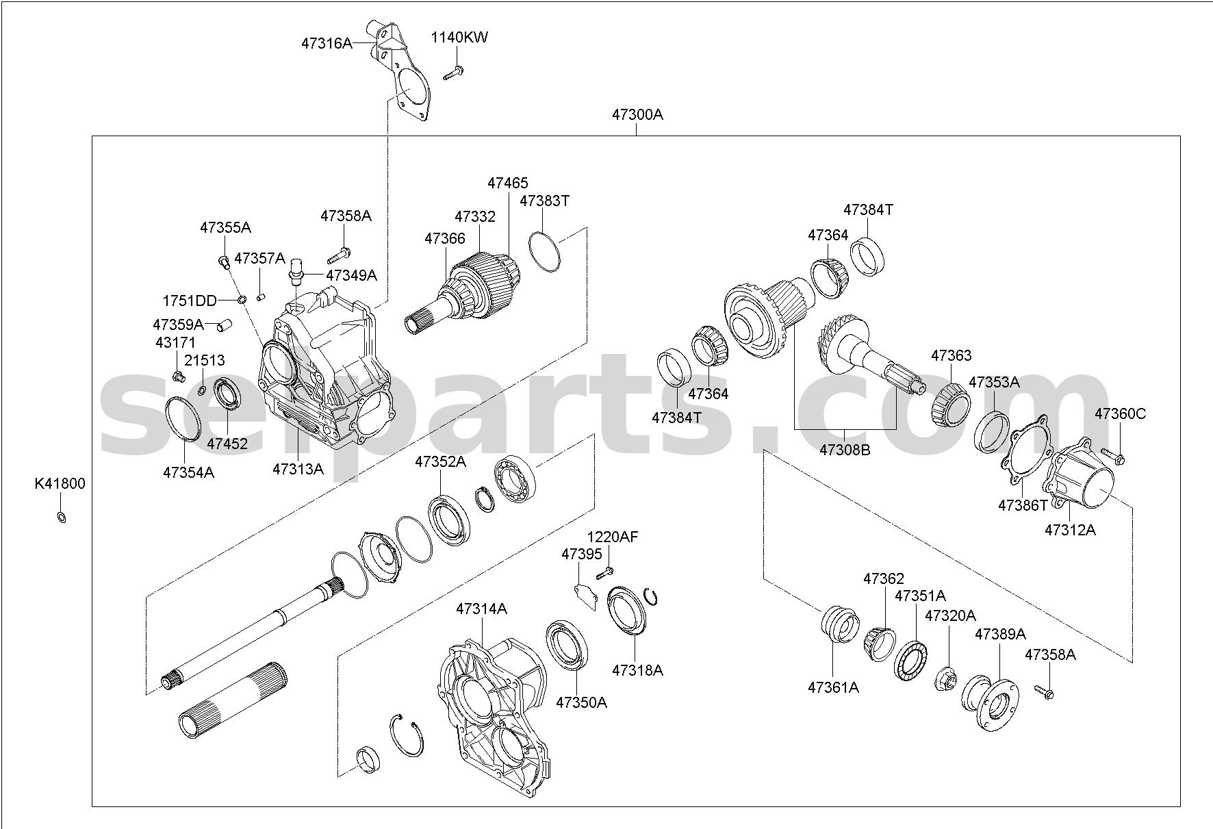 Genuine SPACER for Kia Sportage #473863B220