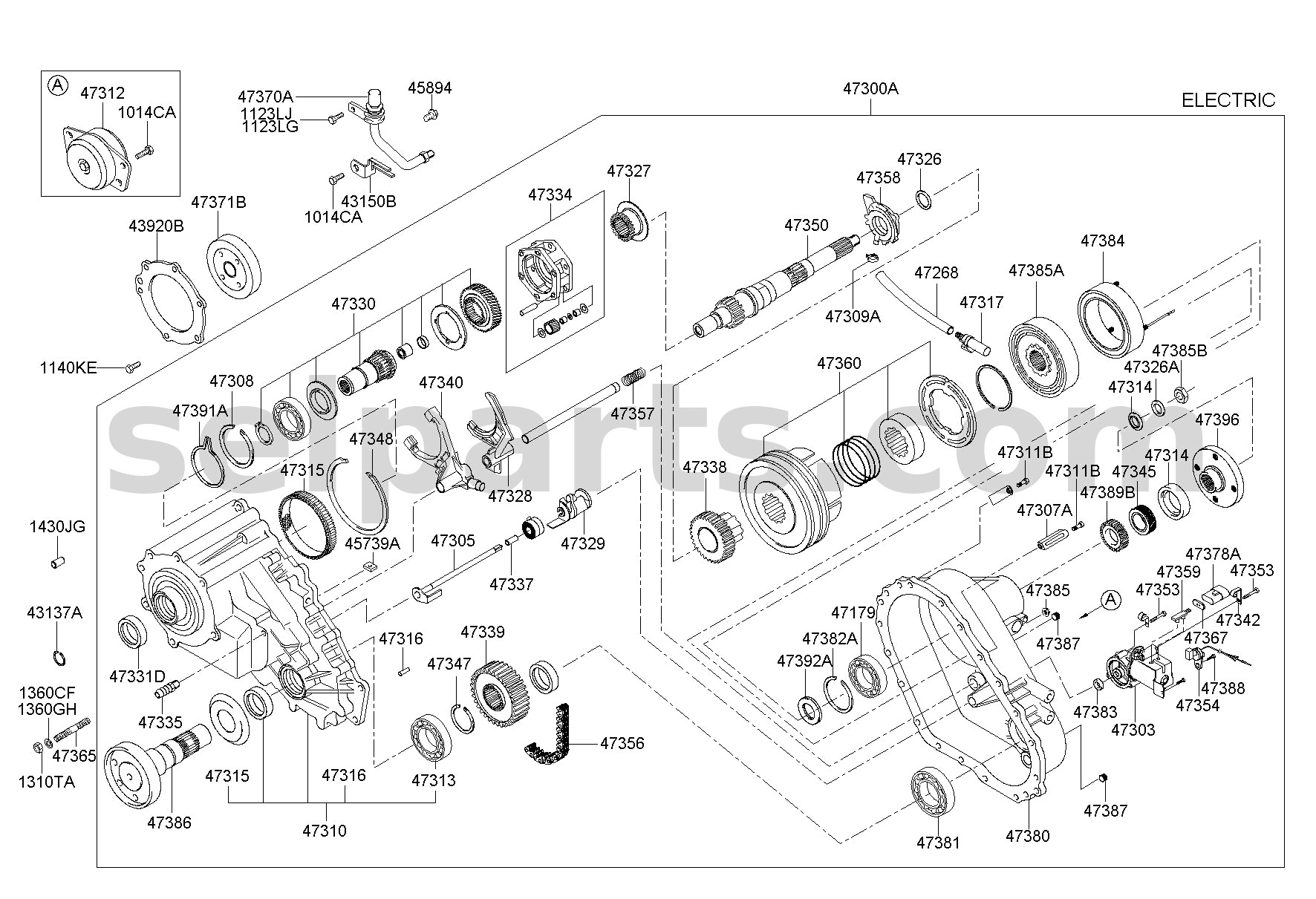 Genuine SNAP RING for Kia MOHAVE 16 (2016-2019) #47391H1000