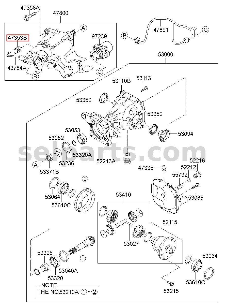 Genuine SENSOR for Kia Sportage #478203B500