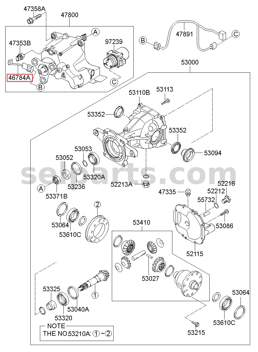 Genuine CONNECTOR ASSY for Kia Sportage #478303B500