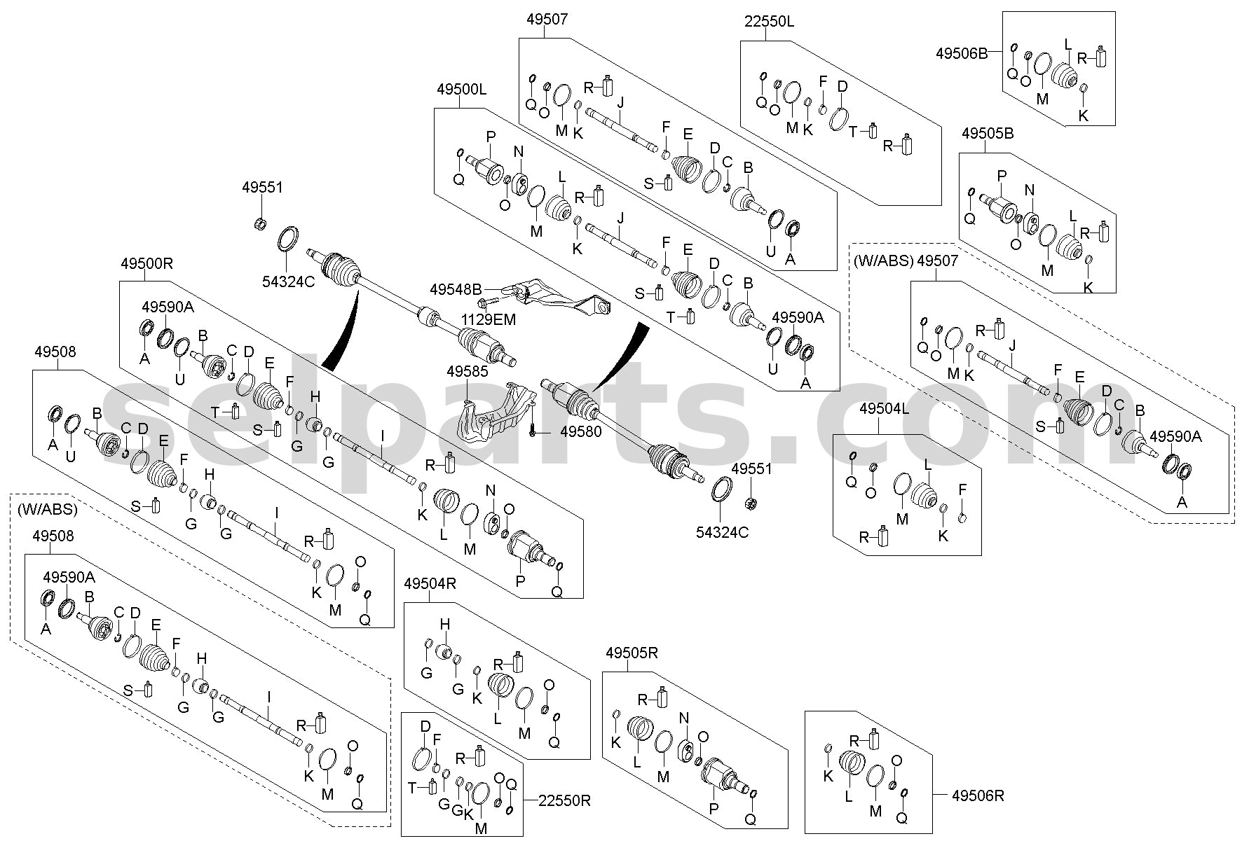 Genuine GLASS ASSY-REAR WINDOW for Kia K5 #87111D4000