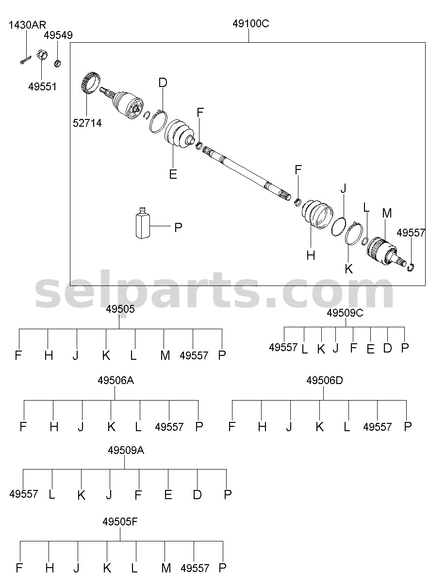 Genuine TONE WHEEL-RR for Kia Sportage #496902E000