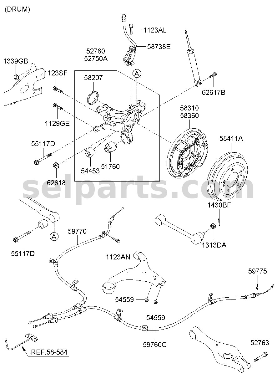 Genuine PANEL ASSY-BACK for Kia K5 #69100L2000