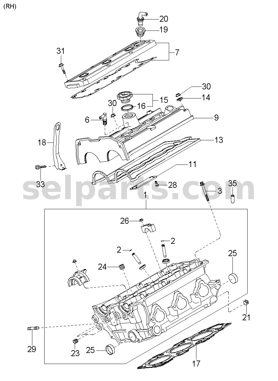 Genuine DIFFERENTIAL ASSY for Kia MOHAVE 16 (2016-2019) #532003E500