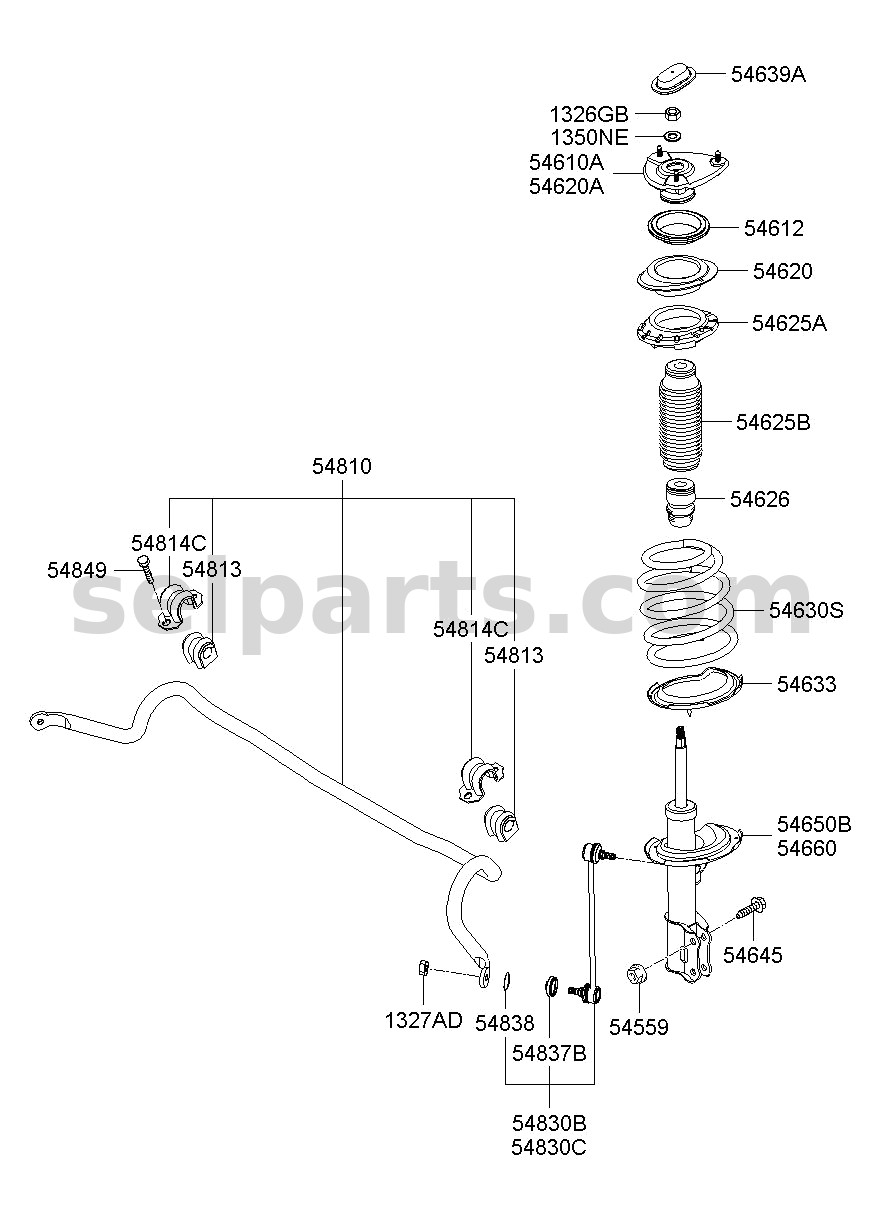 Genuine COMPLETE-CONSOLE FLOOR SWITCH for Kia K5 #93300D4HT0WK