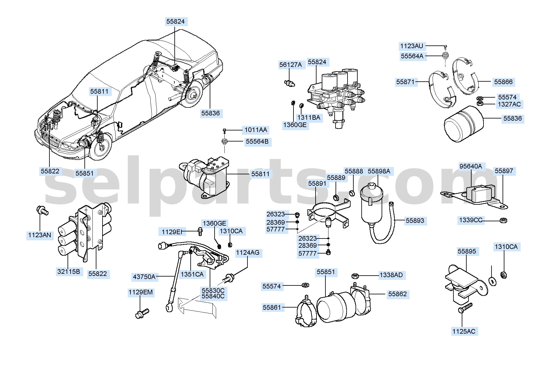 Genuine PAN ASSY-ENGINE OIL for Kia K5 #215102J000