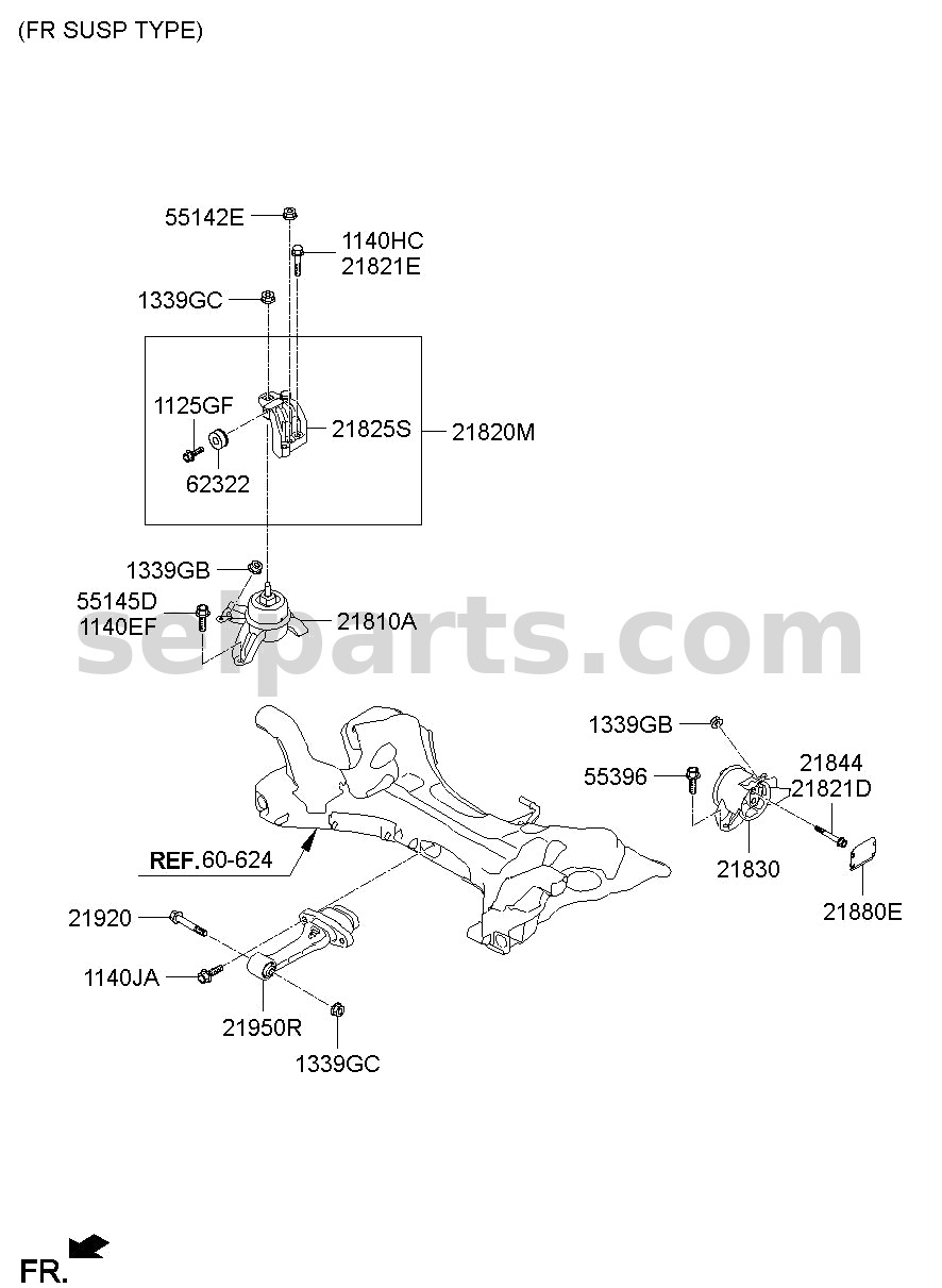 Genuine PAD KIT-FRONT DISC BRAKE for Kia K5 #58101L1A00