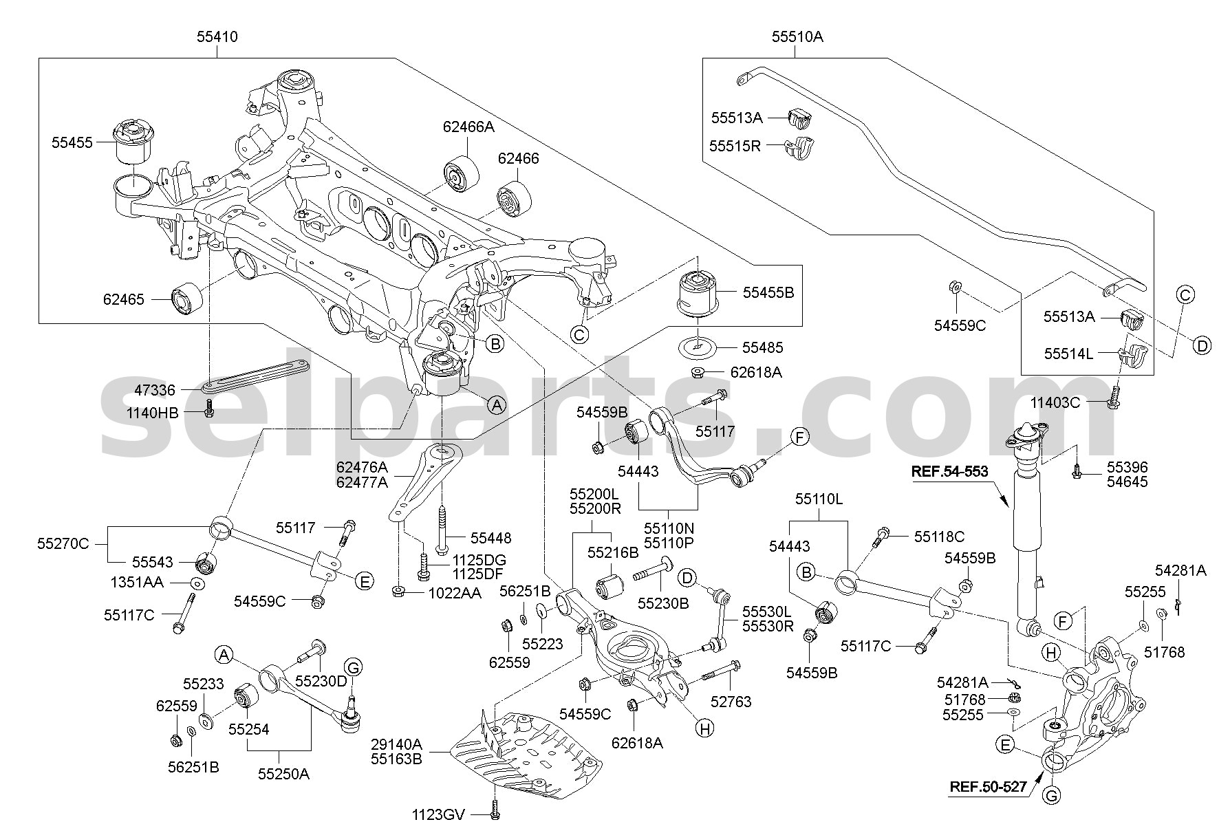 Genuine COVER ASSY-COWL TOP for Kia K5 #86150D4000