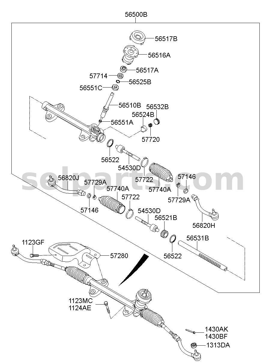 Genuine CAP-DUST for Kia Sportage #56516D3100
