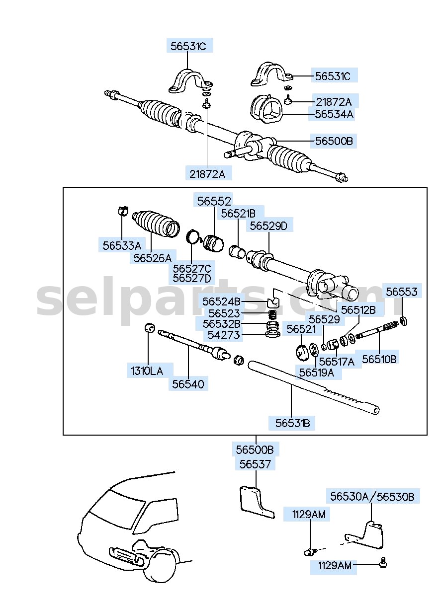Genuine PLUG for Hyundai Sonata #56519C1000