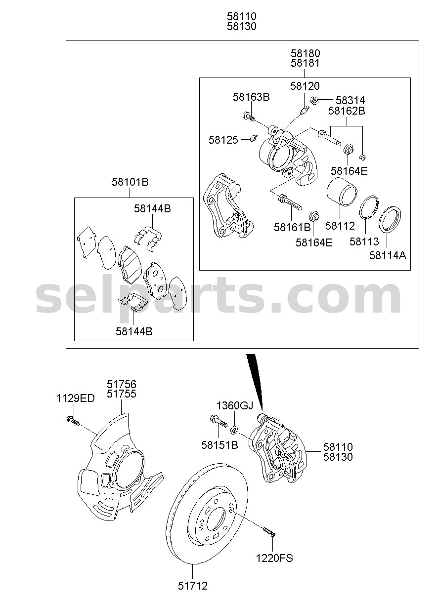 Genuine ARM ASSY-RR TRAILING ARM,RH for Kia K5 #55271L2200
