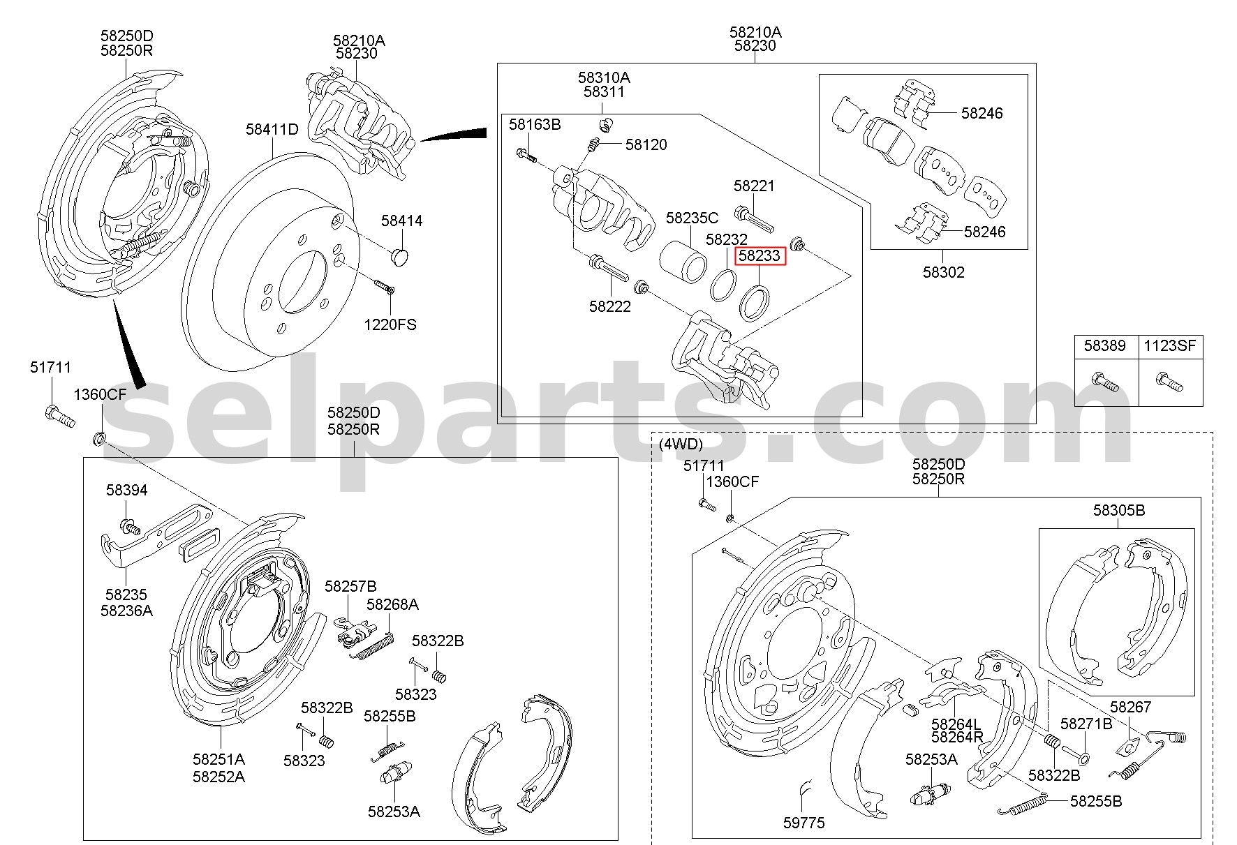 Genuine TRAY ASSY-LUGGAGE,CTR for Kia K5 #85750L2500WK