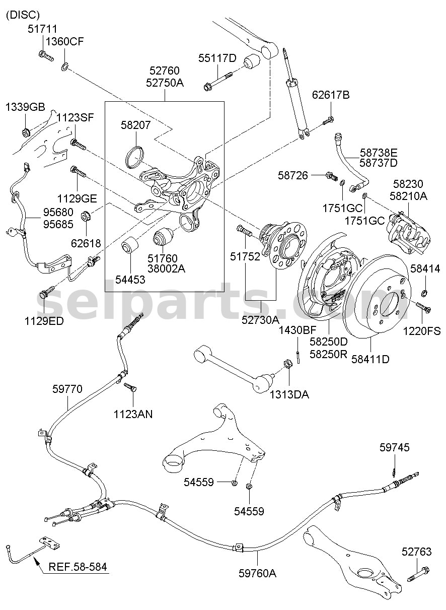 Genuine HEADREST ASSY-FRONT SEAT for Kia K5 #88700L2020JS5
