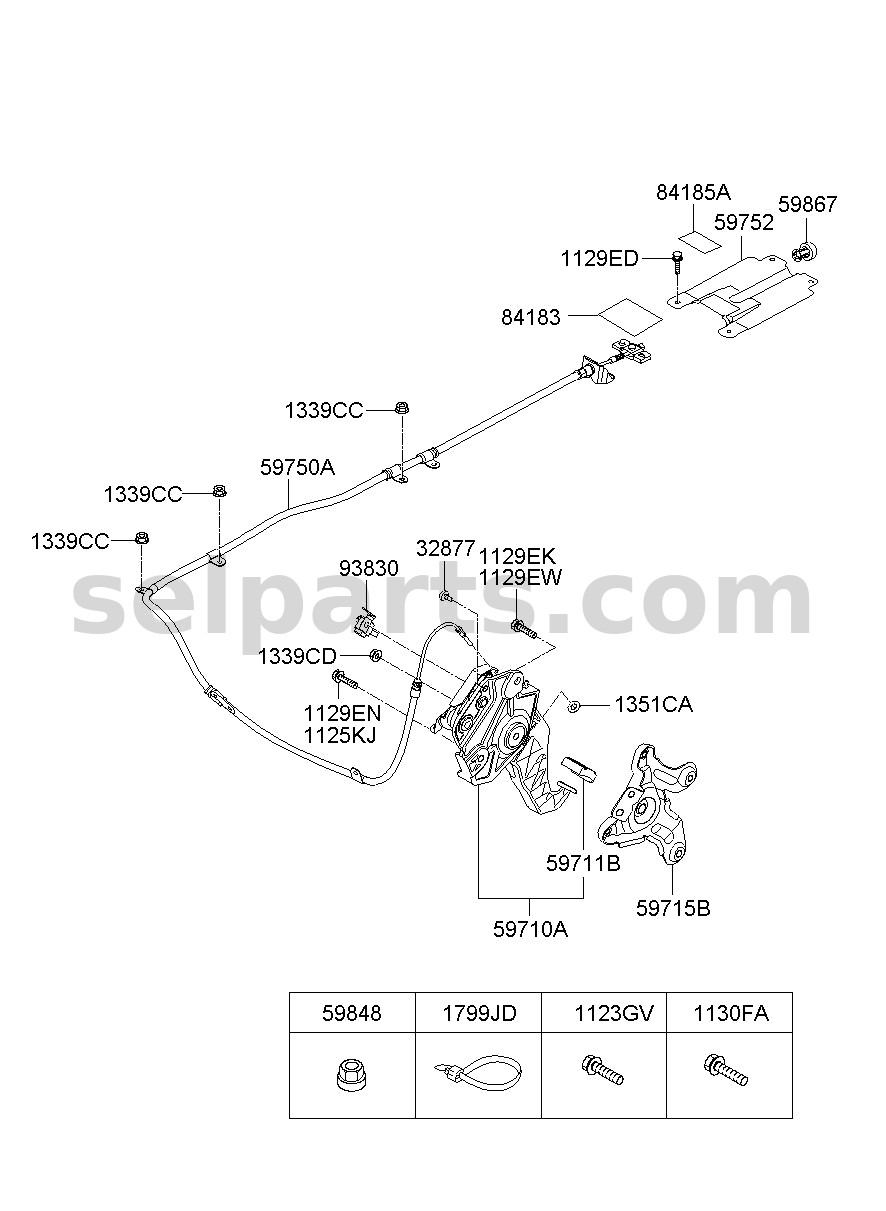 Genuine REINFORCEMENT ASSY-CTR FLOOR for Kia K5 #65131L2000
