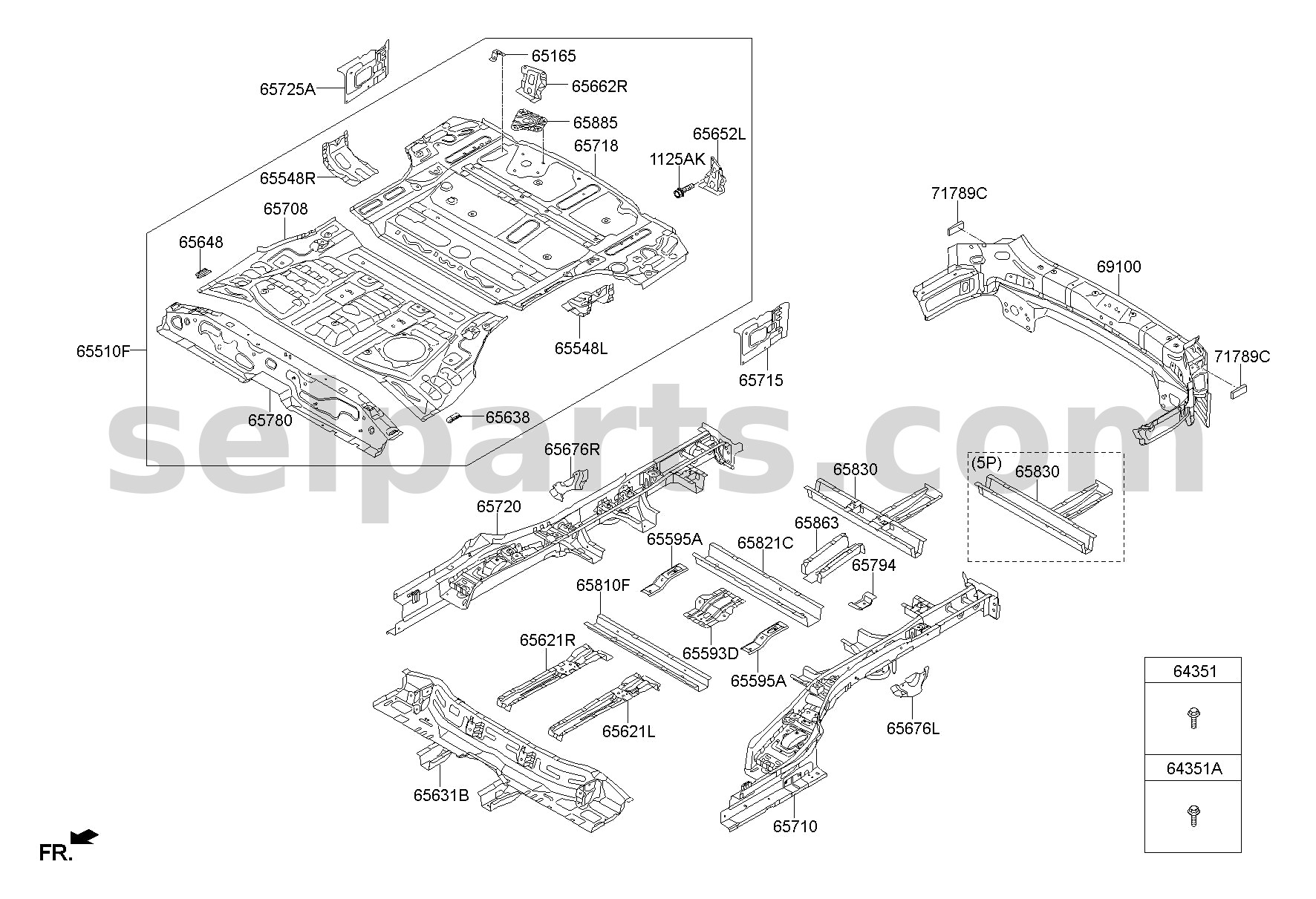 Genuine REINF-RR SUSP SPRG SHT,LH for Hyundai Palisade #65676C5000