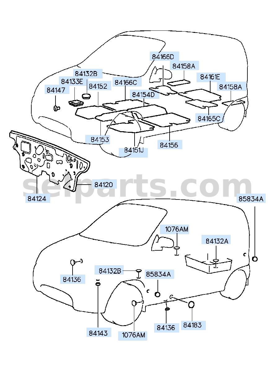 Genuine TRIM ASSY-LUGG PARTITION for Kia K5 #85725L2010