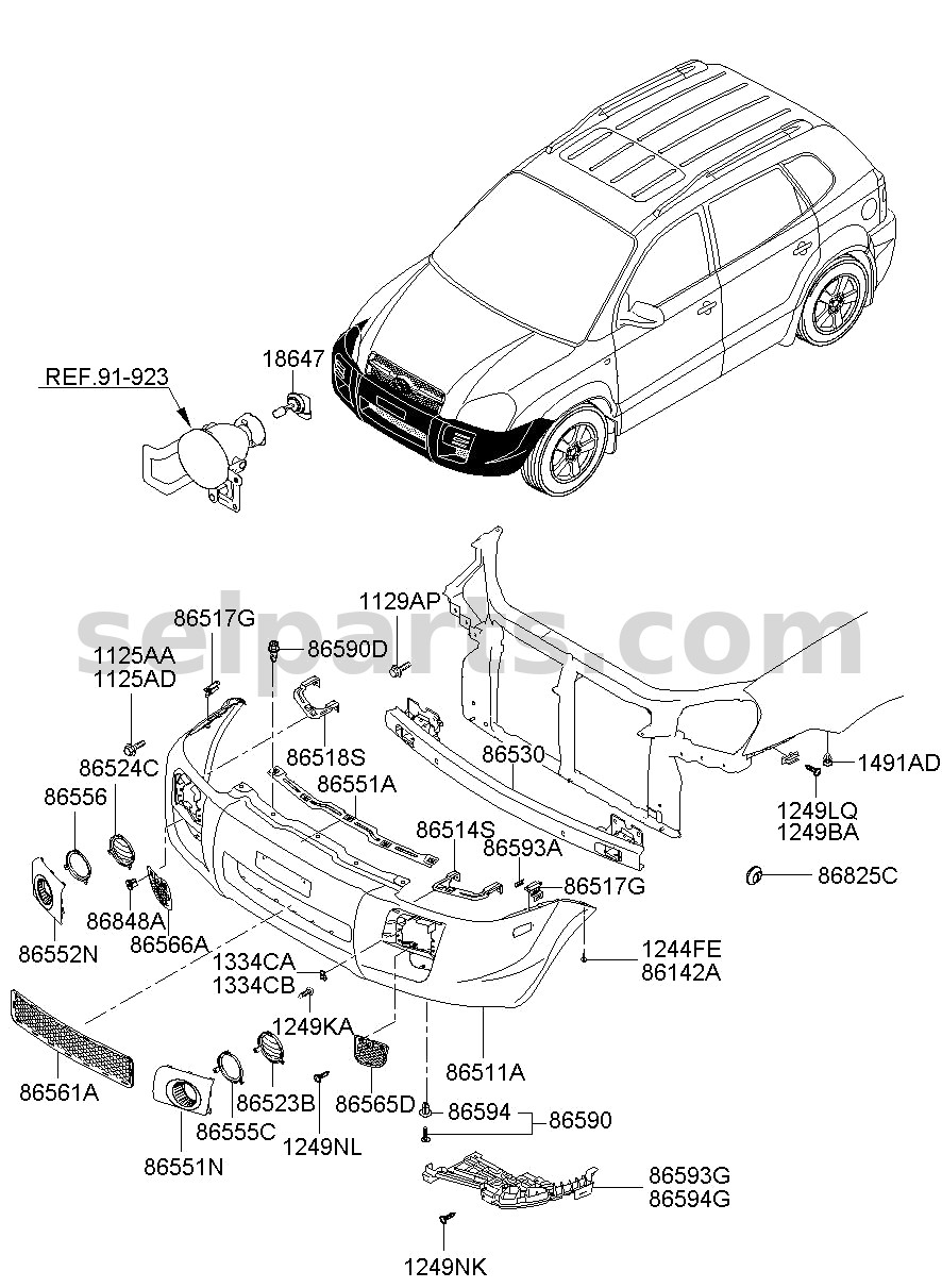 Genuine LENS-FRONT ACRYL for Kia K5 #94360D4200