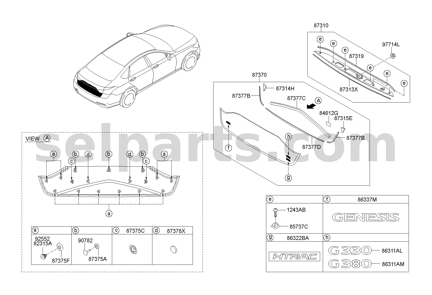 Genuine BRACKET ASSY-RAIL SUPPORT for Kia K5 #438702D000