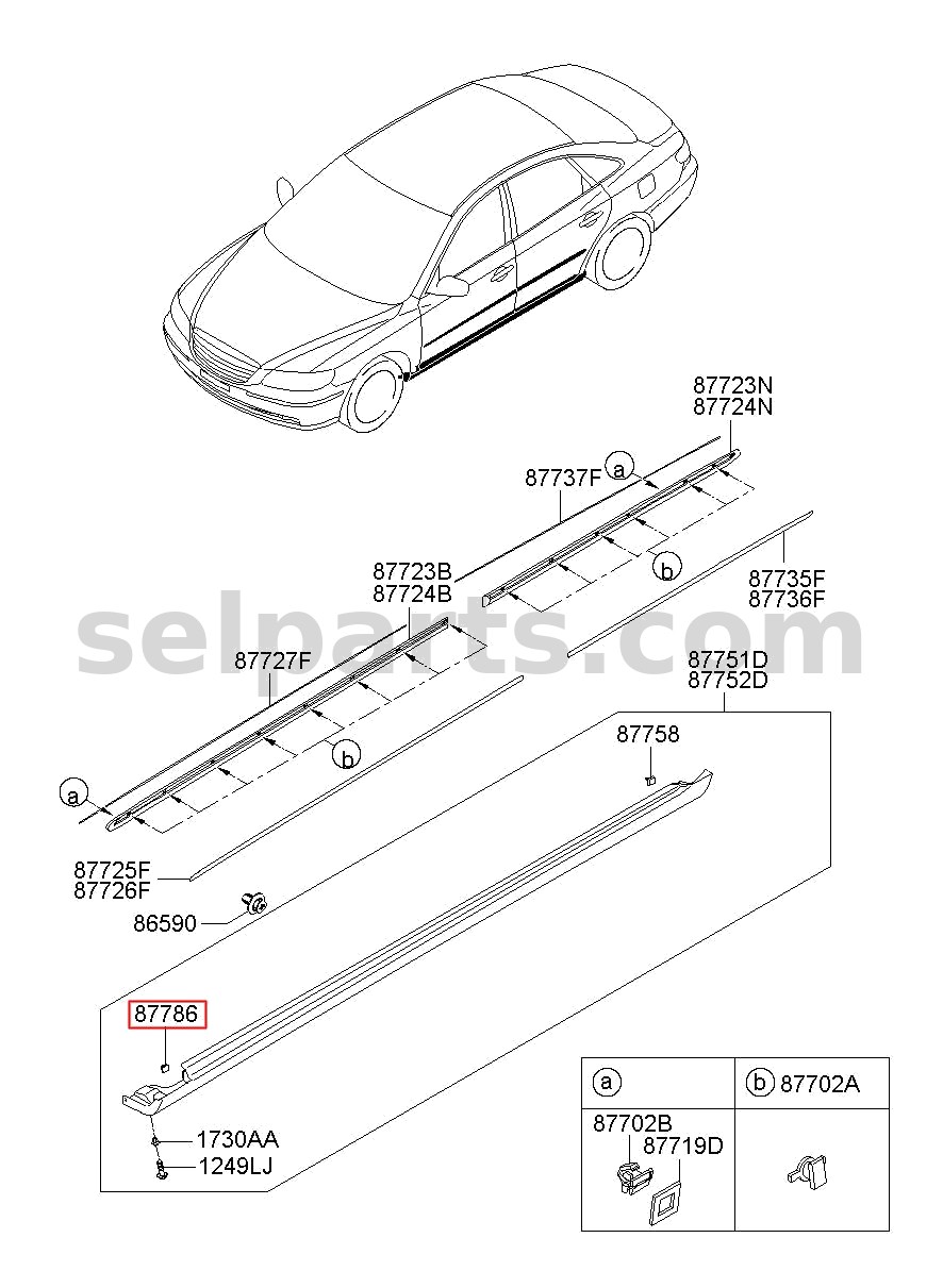 Genuine HANDLE ASSY-REAR DOOR INSIDE,RH for Kia K5 #83620D4000KA1
