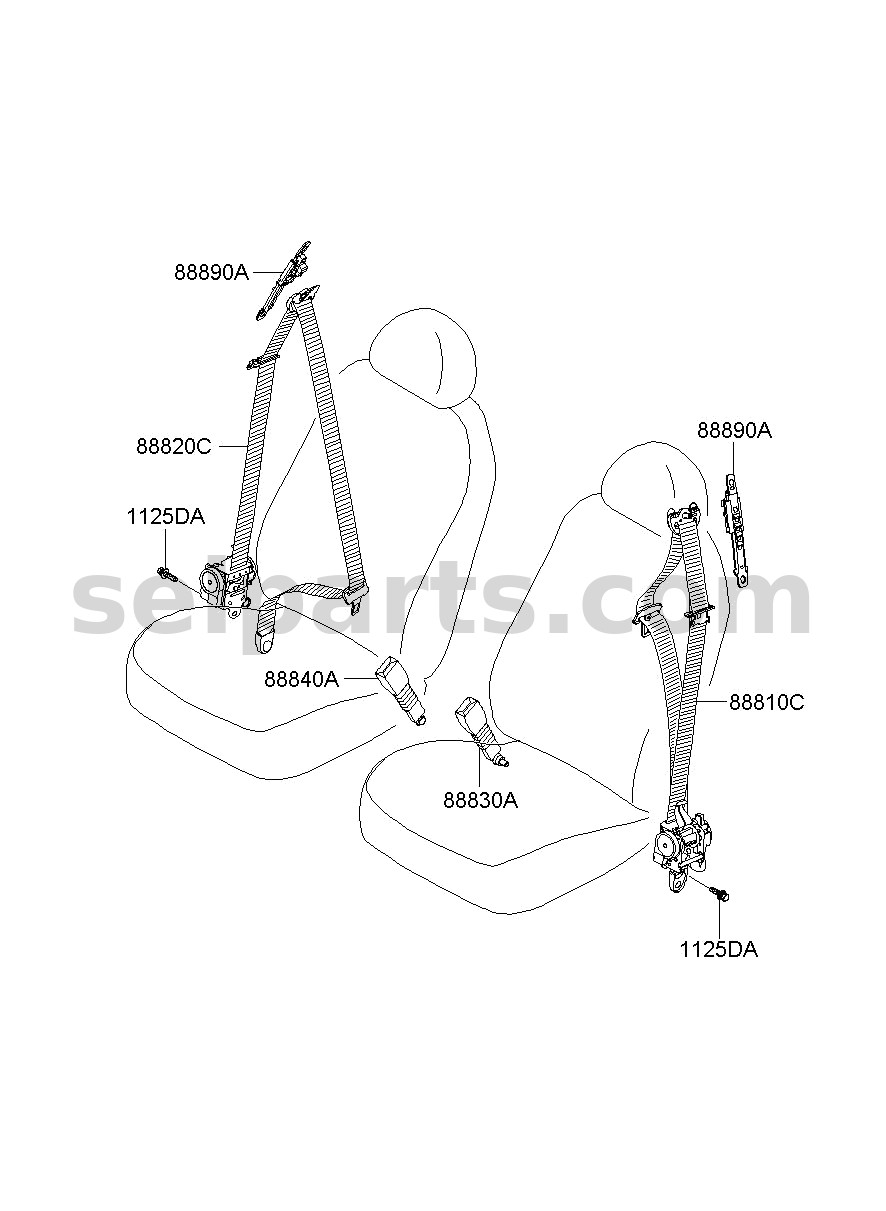 Genuine INSERT for Kia K5 #211712B710