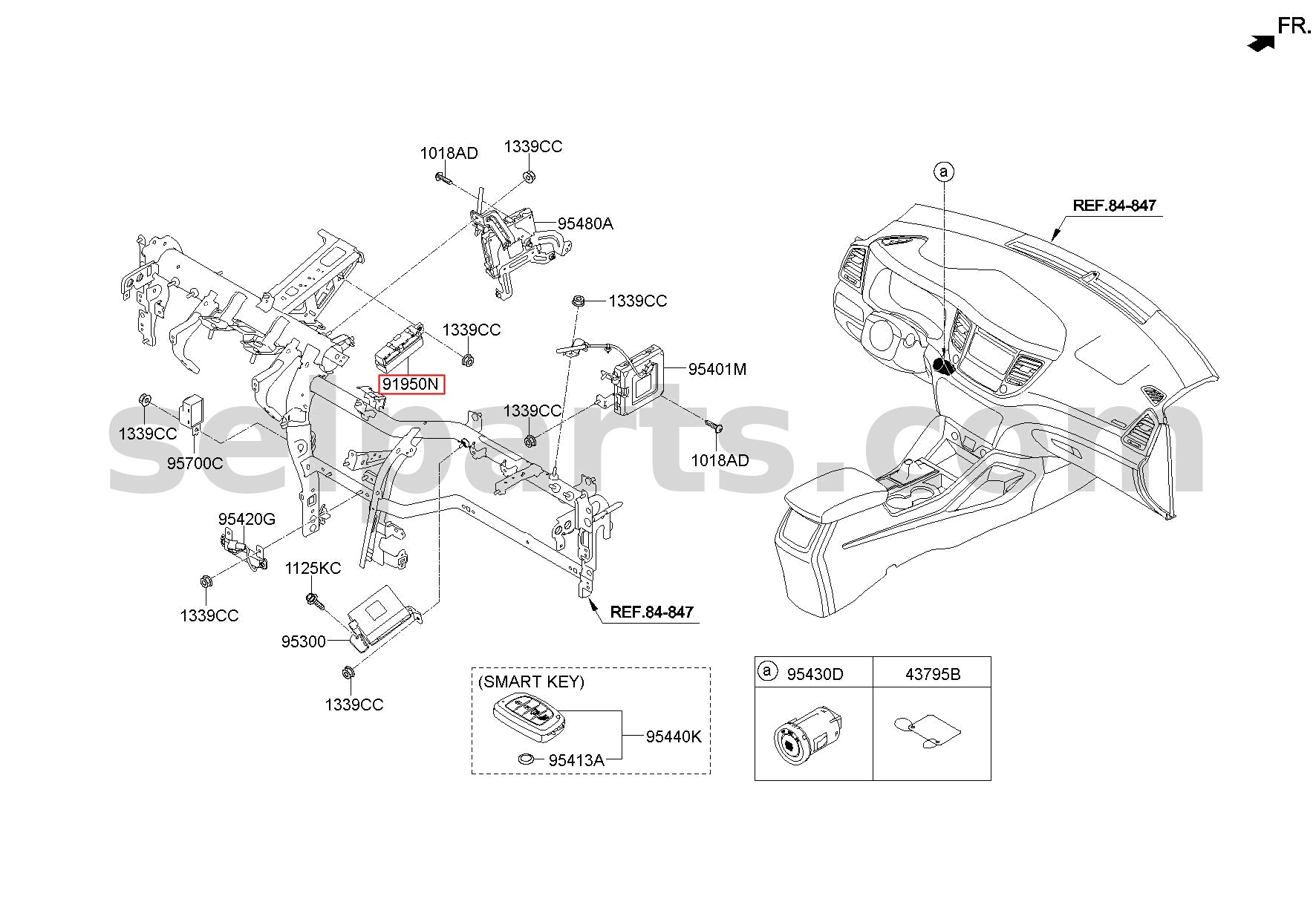 Genuine JUNCTION BLOCK-ICM for Kia Sportage #91940D3040