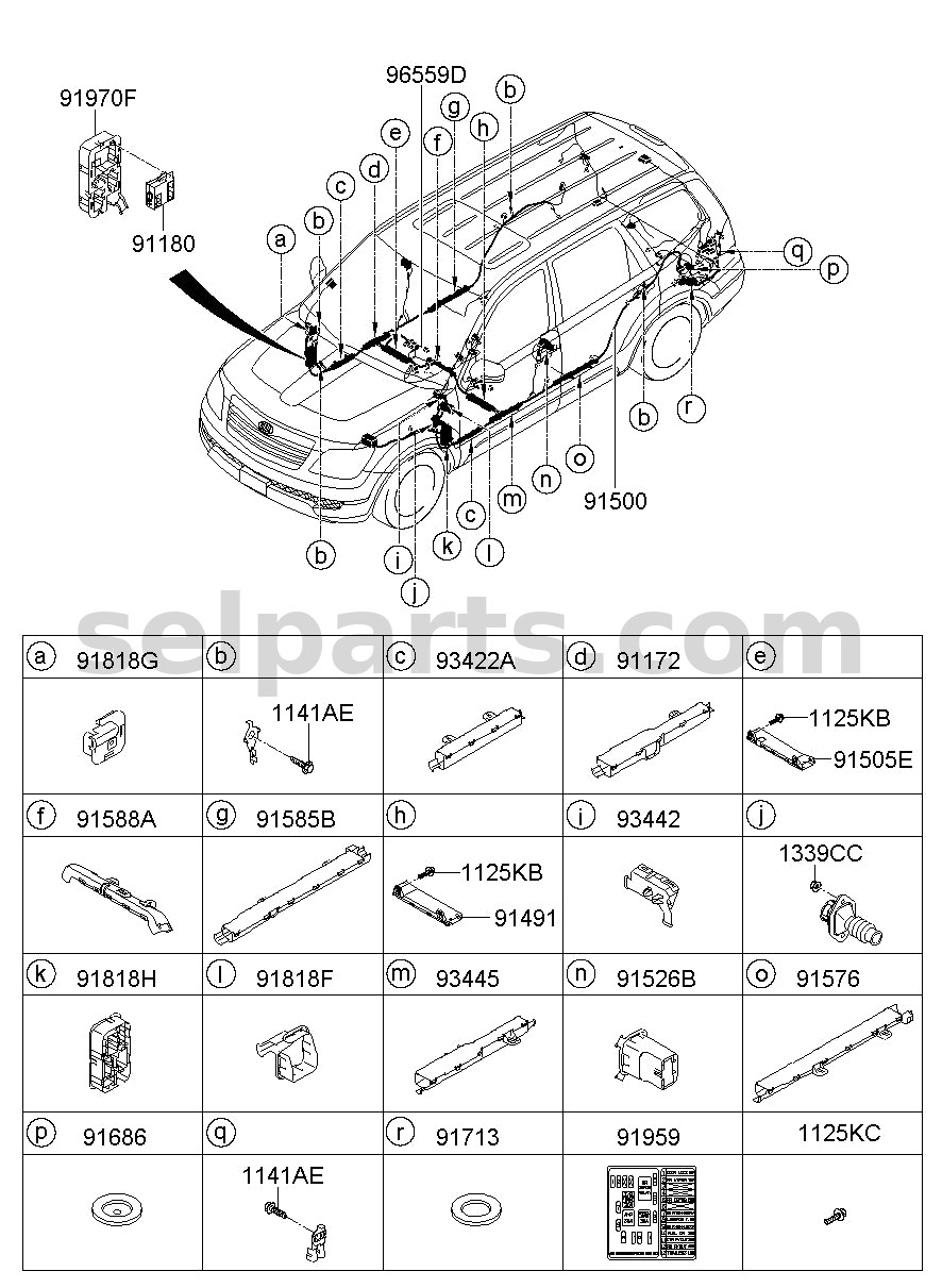 Genuine BOX - RELAY for Kia MOHAVE 16 (2016-2019) #919802J020